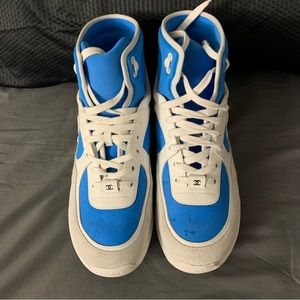 Chanel Suede Calfskin Lambskin High Tops